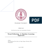 Trend Following: A Machine Learning Approach: Stanford University