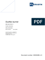 Duoflex Burner: DBC-244,5-550-10 Vendor Instruction Other Information Plant Name: Ha Long