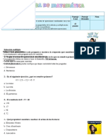 Evaluación de operaciones matemáticas básicas