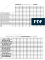 Registro de Asistencia Primaria 2023