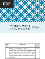 Python With Data Science