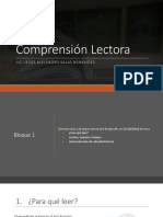 Comprensión Lectora: Lic. Jesús Alejandro Salas Benavides