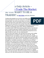 Nial Fuller - So You Want To Be A Trader