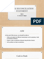 Bank Reconciliation Statement: Fabm 2 Mr. Denver B. Beguia