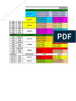 Programacion Trimestre I 2023: Horario Hora Ficha Mañana Lunes Martes 2615274