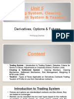 Trading System Clearing Settlement System and Taxation in India