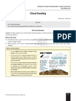 Cloud Seeding: Article Summary
