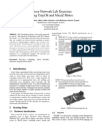 Sensor Network Lab Exercises