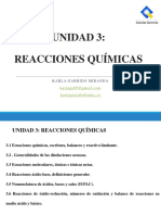 Química 3: Reacciones químicas, ácidos y bases