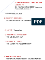 1) Presidential Decree 603