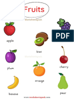 Fruits: Apple Grapes