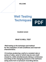 Well Test Techniques - Presentation