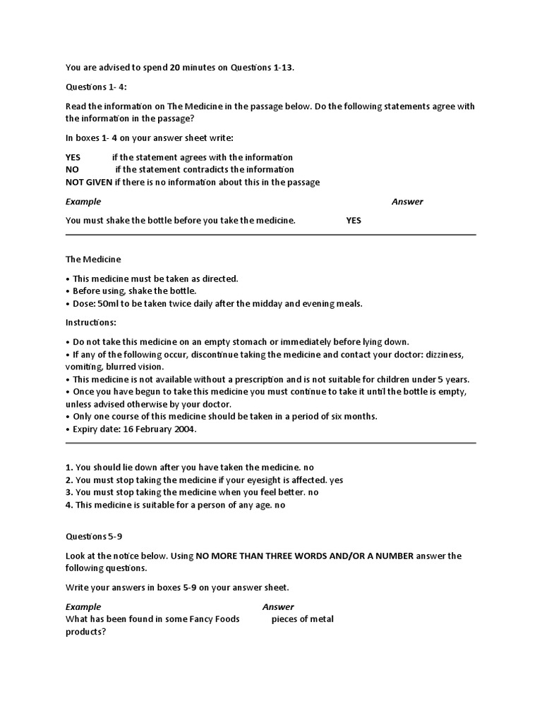 Ielts Reading Test | PDF | Loans