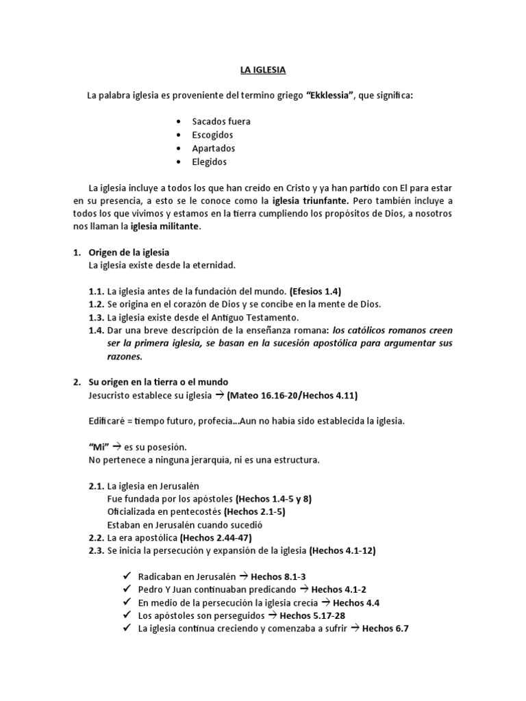 Origen y evolución de la iglesia cristiana | PDF | Iglesia cristiana ...