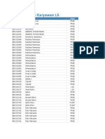 Report Absen Karyawan LS: NRP Nama Dept