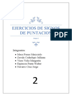 Ejercicios de Signos de Puntacion