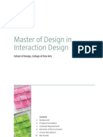 Master of Design in Interaction Design