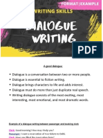 Dialogue Writing