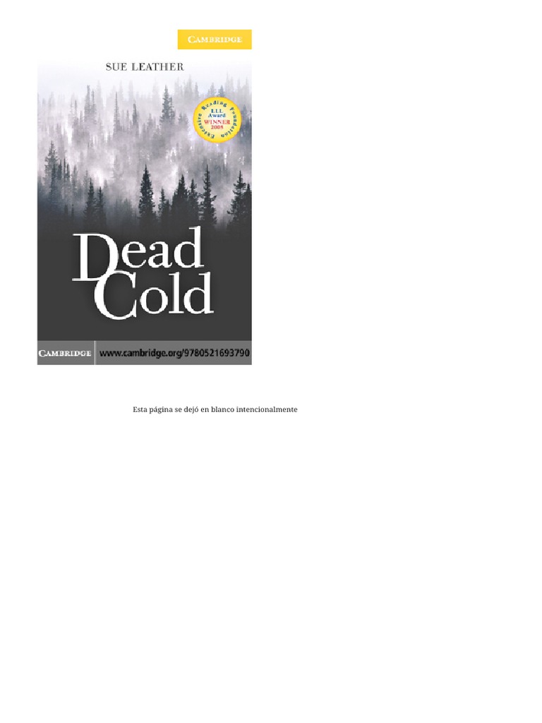 Dead Cold ES | PDF | Camareros