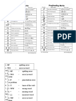 Proofreading Marks