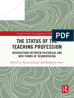 The Status of The Teaching Profession: Interactions Between Historical and New Forms of Segmentation