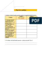 Fisa de Lucru CLASICISMUL Clasa A IX-a