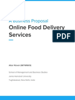 Online Food Delivery Business Proposal