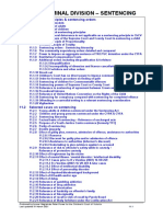 Criminal Division - Sentencing: 11.1 Sentencing Principles & Sentencing Orders