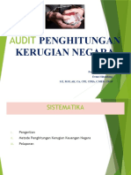 Penghitungan Kerugian Negara: Audit