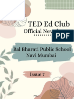 TED Ed Club Official Newsletter Issue 7