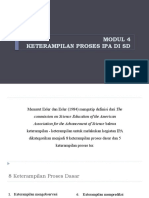 Modul 4 Keterampilan Proses Ipa Di SD