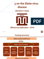 Training On The Ebola Virus Disease: (Duration 3 Days)