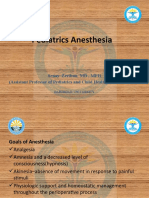 Pedi Anesthesia