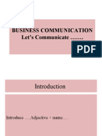 Introduction To Business Communication1