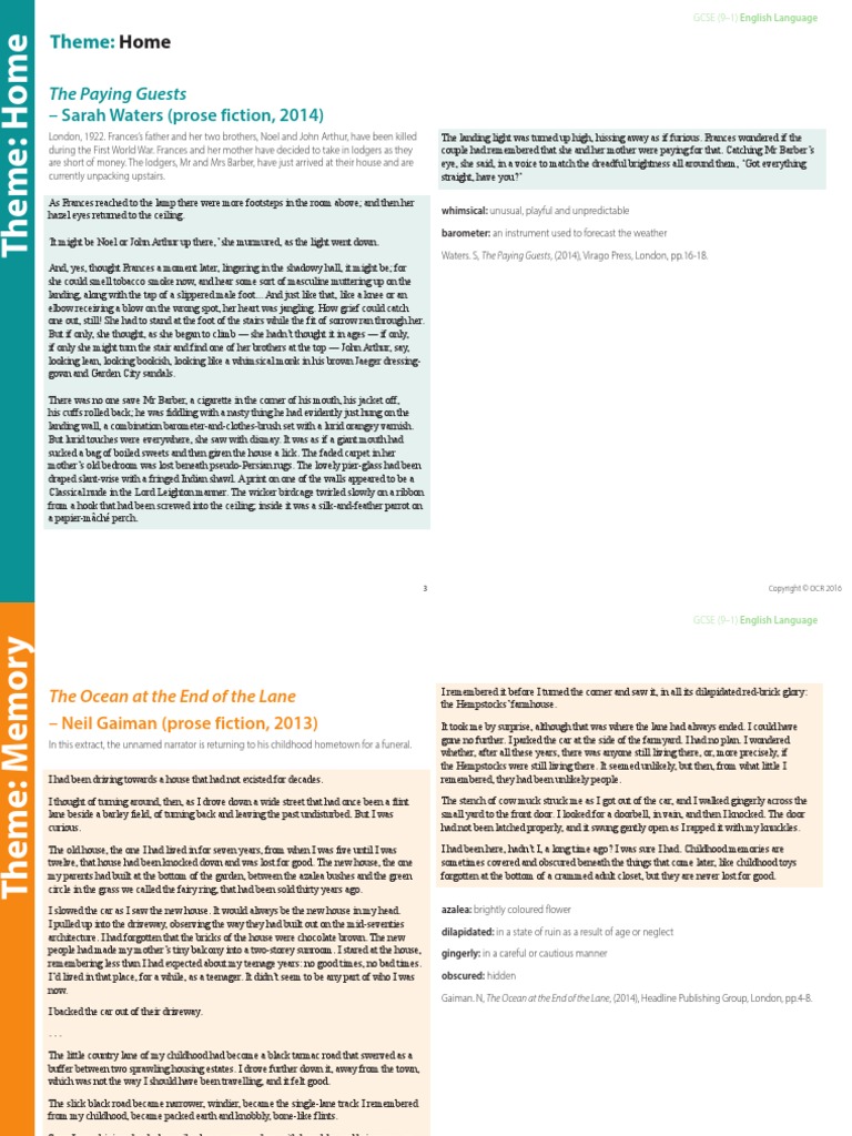 Non-Core Analyzing Texts | PDF