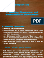2 Chapter Two Meaning, Dimensions, and Measurement of Development