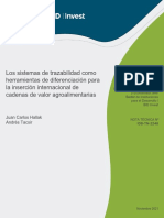 Los Sistemas de Trazabilidad Como Herramientas de Diferenciacion para La Insercion Internacional de Cadenas de Valor Agroalimentarias