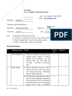 Appendix 1 (For Clinical Departments) Information Security and Privacy Compliance Audit Requirements