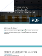 Coagulation/ Flocculation For Wastewater Treatment: I N Dustrial Wa Ste & Ma N Agement Con T Rol