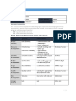 5.0 Project Lessons Learned