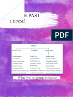 Simple Past Tense