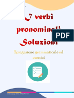 I Verbi Pronominali Con Soluzioni