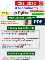 National Appointment (Jan - Oct 2022)