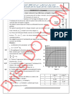 On Se Propose D'étudier Le Mouvement de La Chute Verticale, Avec Frottement Fluide, Dans Un Liquide Visqueux D'une Bille Homogène de Masse M