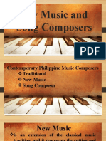 New Music and Song Composers