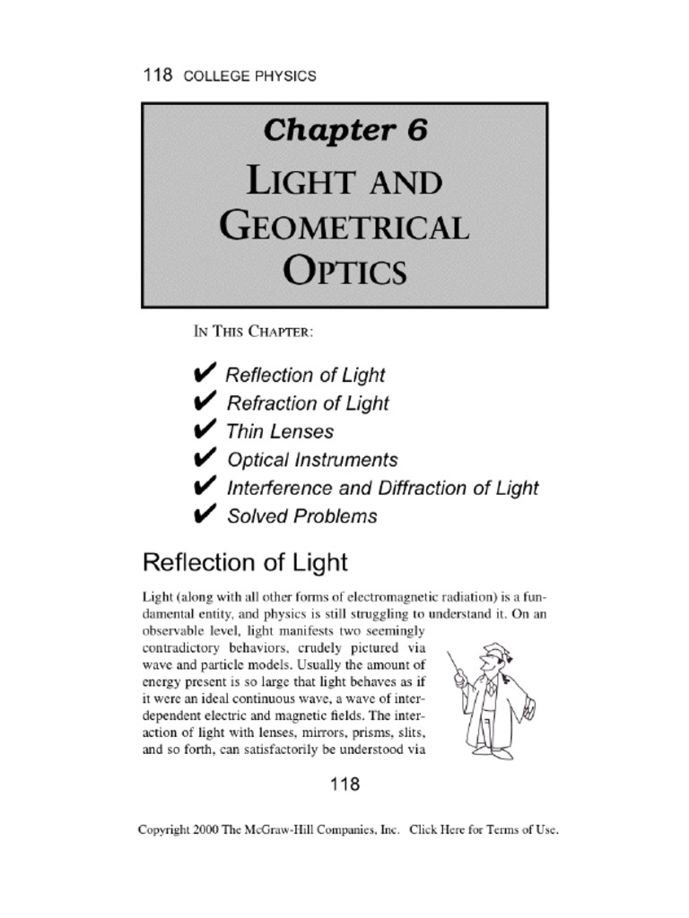 Light and Geometrical Optics | PDF