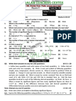 9th Class Physics English Medium Chapter Wise