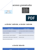 Combinaciones Gramaticales