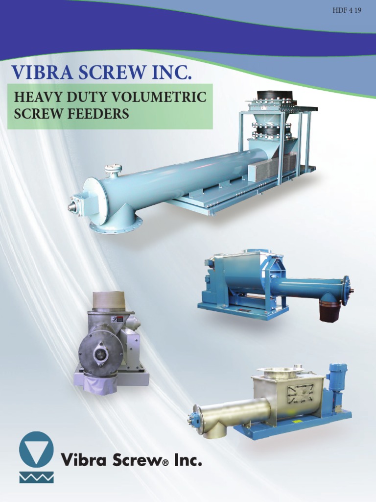 Vsi Heavy Duty Volumetric Feeders PDF Density Steel