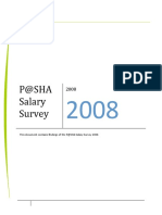 PSHA Salary Survey 2008 Jan19